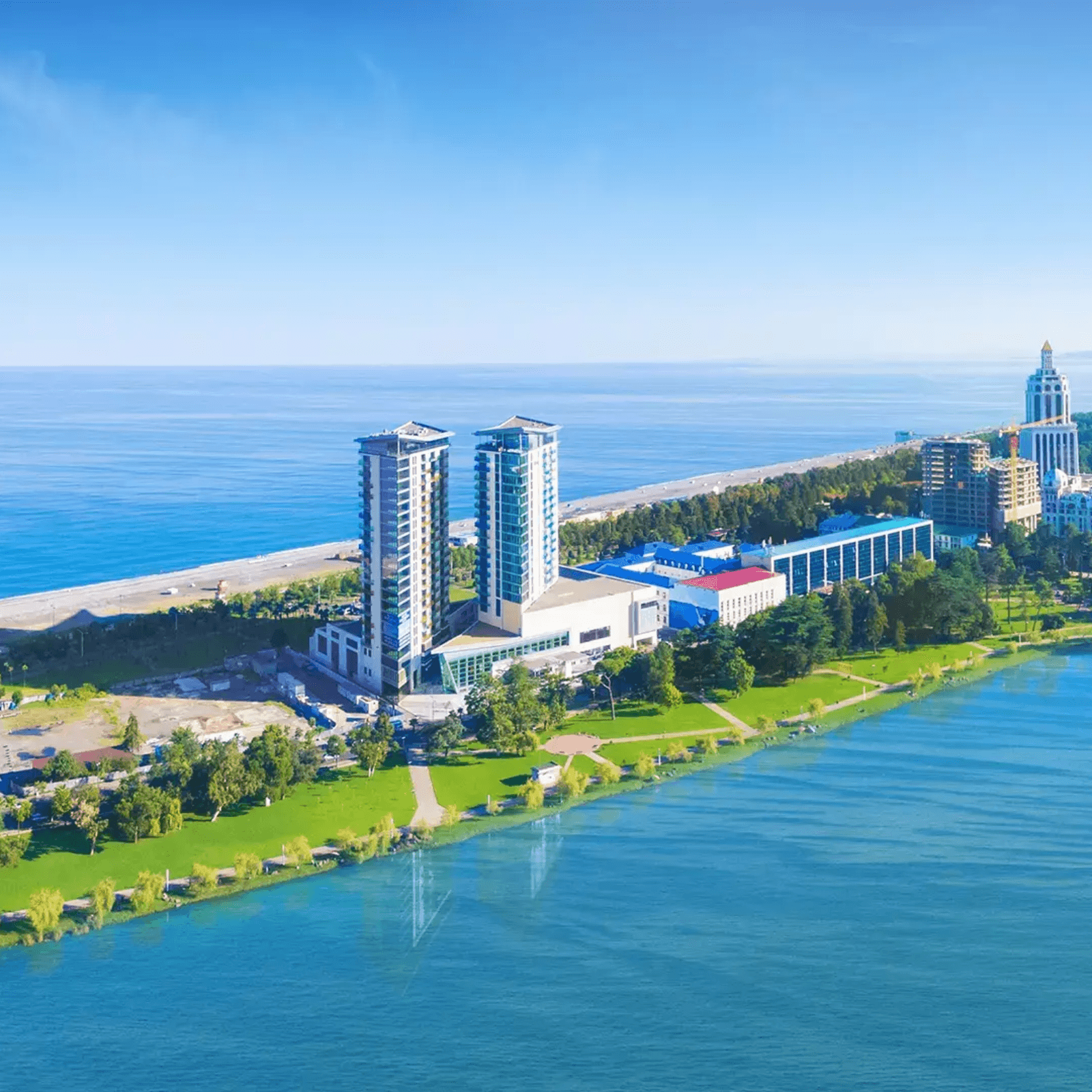 Batumi Seaside Charm: Explore Batumi’s lively streets, famous squares, and pristine beaches along the beautiful Black Sea coastline.