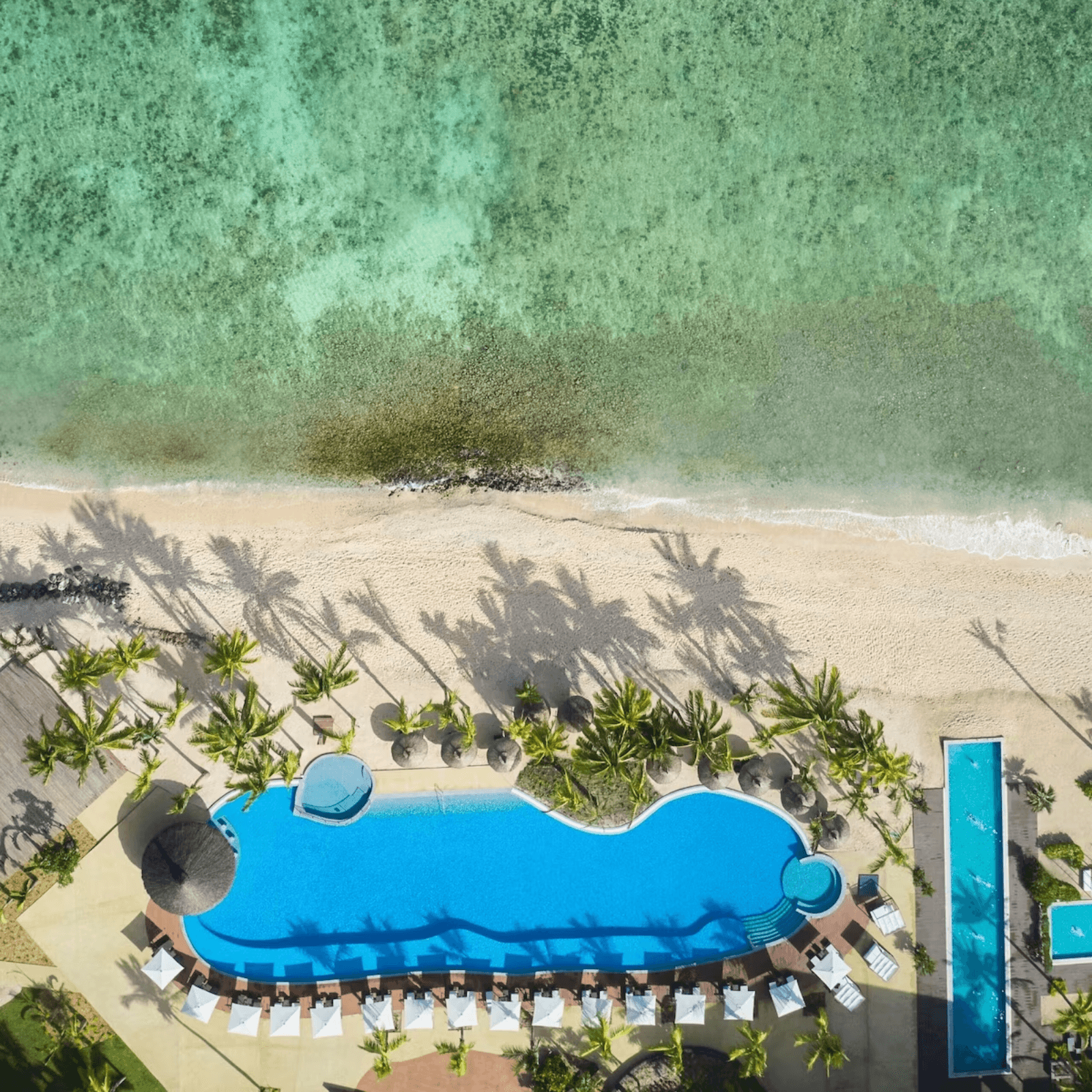 Stay in spacious ocean-view rooms with private balconies.