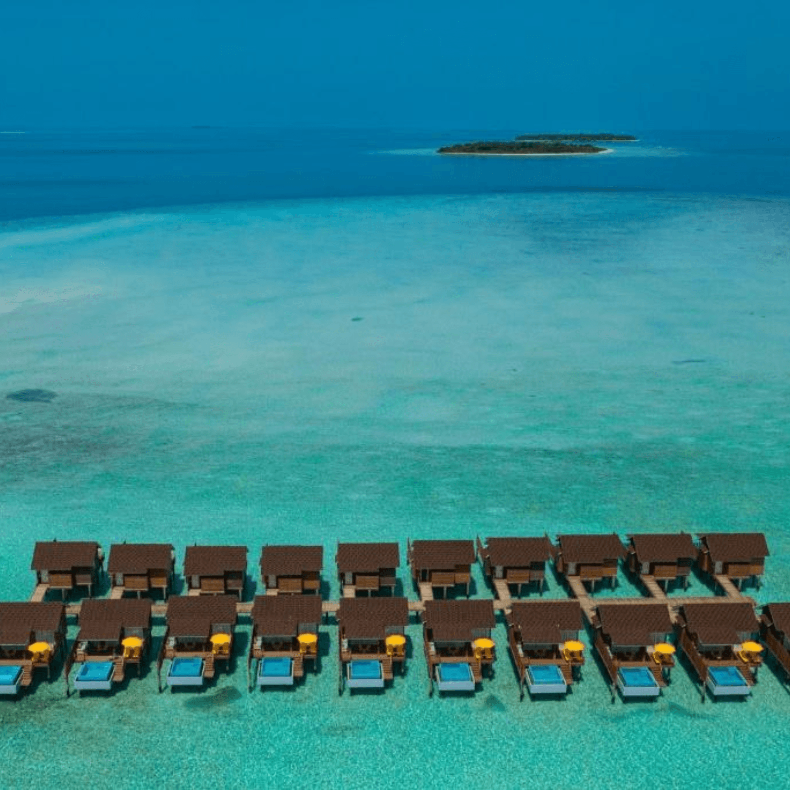 Stay in luxurious beachfront and overwater villas with breathtaking views.