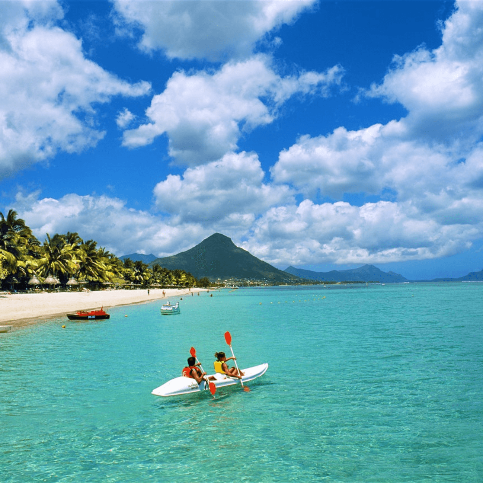 Enjoy a scenic boat trip to Ile aux Cerfs.