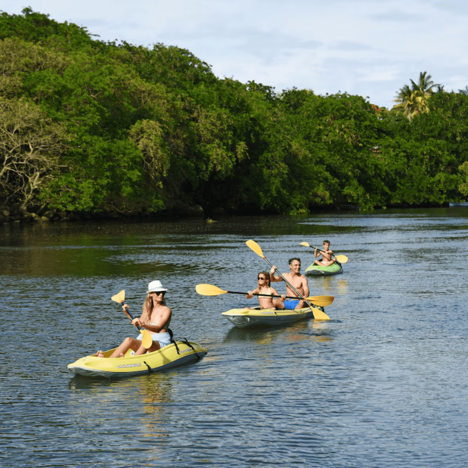Complimentary water sports including snorkeling and kayaking.