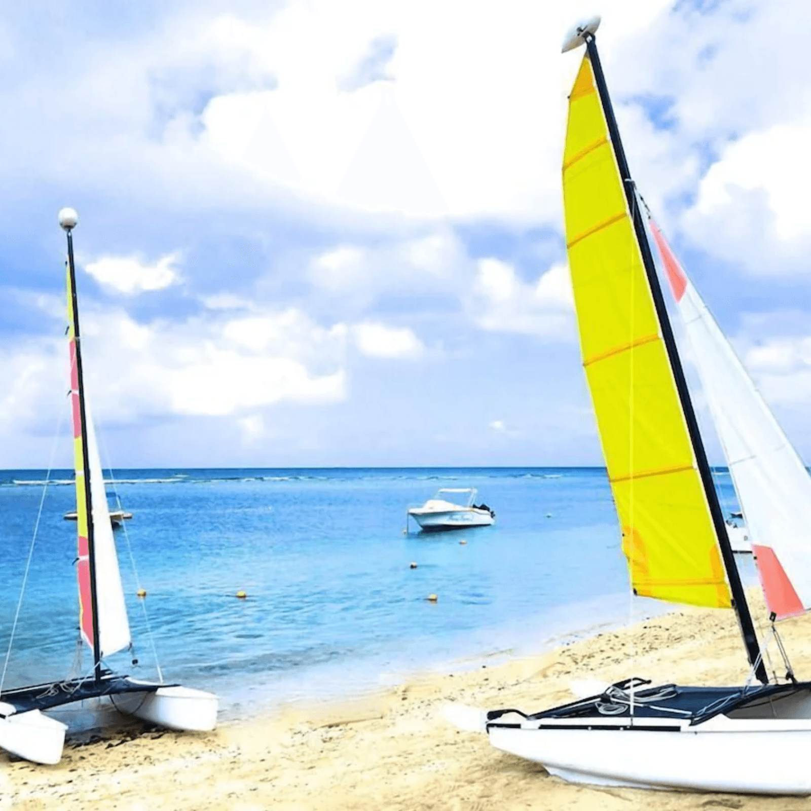 Enjoy complimentary water sports at the resort's private beach.