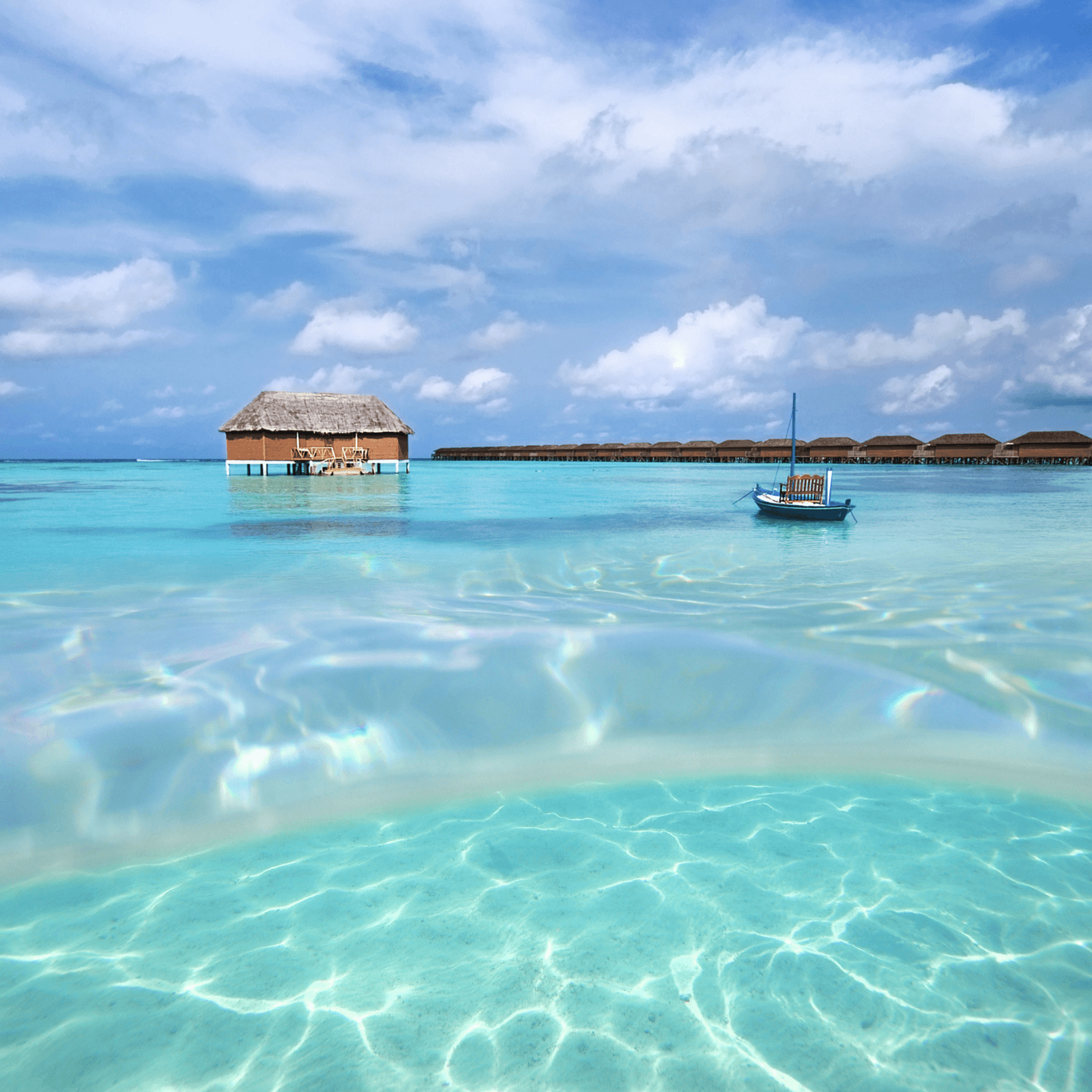 Dine at H2O, the Maldives’ exclusive underwater restaurant.